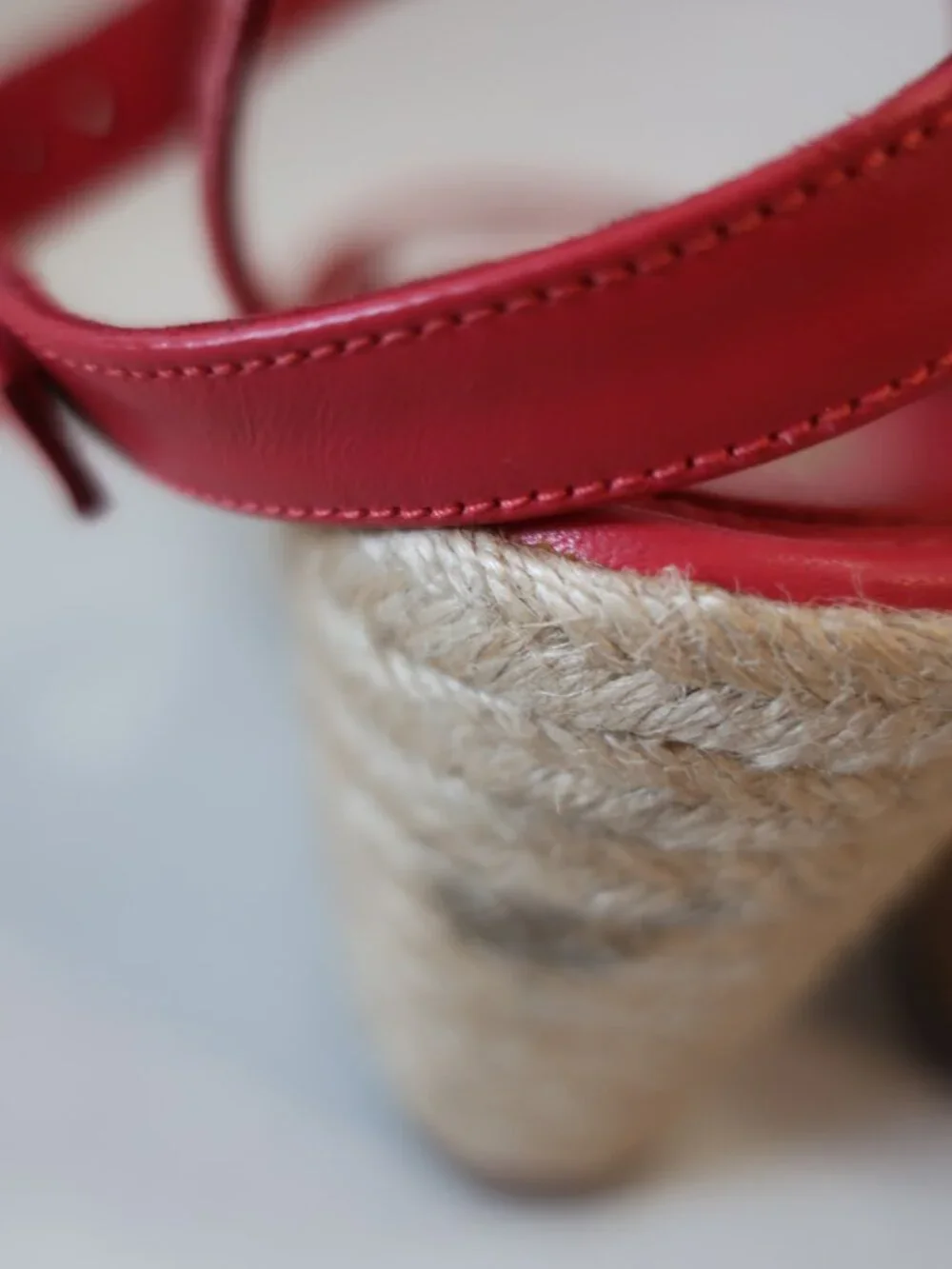 Womens Elie Tahari Coral Satin Espadrille Platform Wedge Heels 37.5 US/7.5